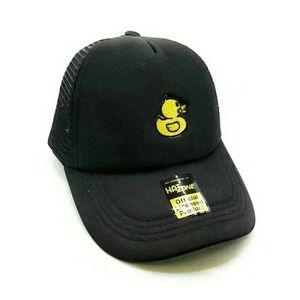 Rubber Duck Mesh Trucker Snapback (Black)